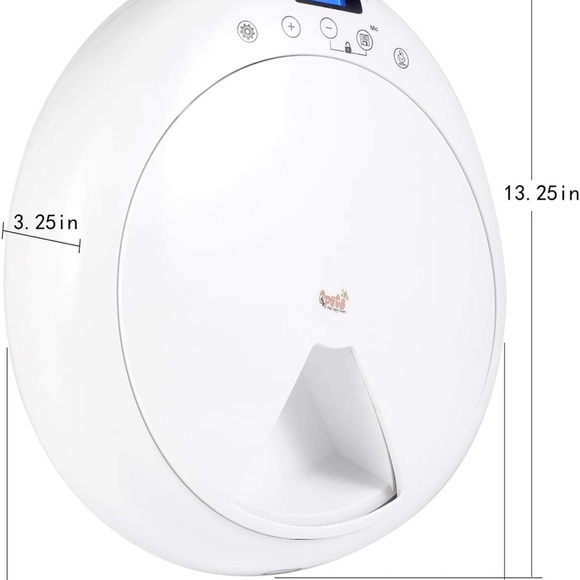 QPETS 6 Meals Automatic Cat Dog Feeder Auto Pet Feeder with Programmable Timer - Picture 8 of 8